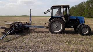 05.05.2018. NO-TILL посев подсолнечника МТЗ 892 и KINZE 2000