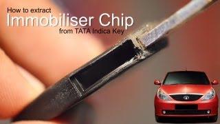 How to extract Immobiliser Chip from Indica Vista key