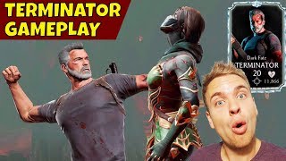 MK Mobile. Dark Fate Terminator Gameplay. New Best Character? Very Overpowered!