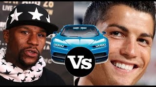 Floyd Mayweather BEAT by Cristiano Ronaldo at Buying New Bugatti Chiron priced at 2.65 MILLION