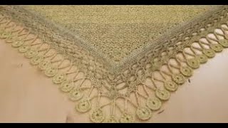 1 часть/Шаль крючком. Сrochet shawl/ omslagoek haken
