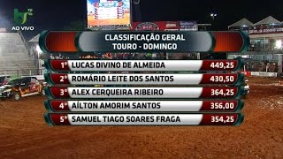Final do rodeio em touros de Colorado - PR 2017