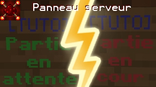 Panneau cliquable et changeant pour votre serveur [Tuto Command Block #3]