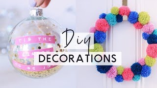 DIY Christmas Decorations ? ❄️ Bright & Colourful Christmas Room Decor DIYs