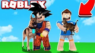 ADOTEI UM CACHORRO NO ROBLOX! (ADOPT ME)