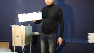 Резка полистирола для теплоблоков на оборудовании V-lab