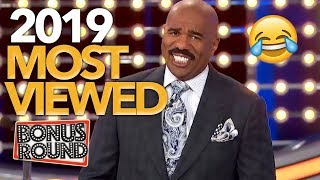 MOST VIEWED 2019 Family Feud Steve Harvey Questions & Answers | Bonus Round