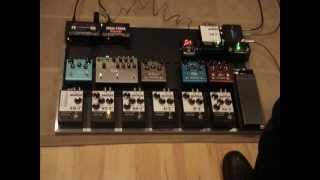 L.A. SOUND DESIGN CORNISH/STRYMON PEDALBOARD.