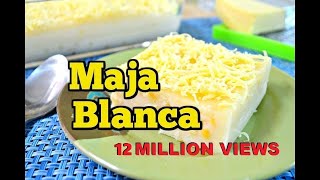 How to cook Maja Blanca (Pinoy Coconut Pudding) filipino food