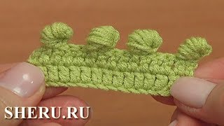 Пико для ирландского кружева или красивая обвязка Урок 42 часть 9