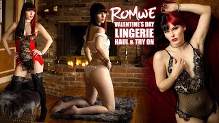 Romwe Lingerie Haul Try On and Review - Valentine's Day Edition