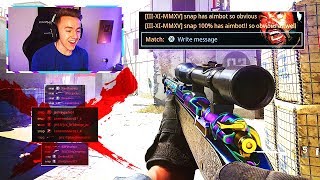 My KAR98K sniping got me accused of AIMBOT.. (modern warfare)
