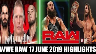 WWE Monday Night RAW 17th June 2019 Highlights Preview ! WWE RAW June 17th 2019 Highlight in Hindi