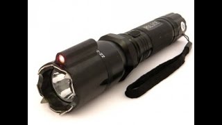 Обзор фонарика с электрошокером Police 288