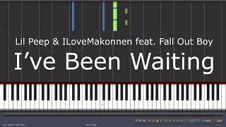 Lil Peep & ILoveMakonnen feat. Fall Out Boy – I’ve Been Waiting - Piano Tutorial