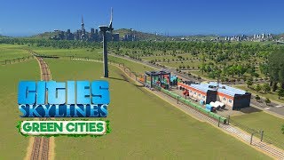 Cities Skylines Green Cities - Товарный терминал! #19