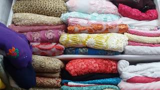 দেখে নিন দারুন সব গজ কাপড়  |Cotton Fabric price | Chicken Fabric Gauge kapor