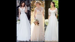 Western Wedding Gowns ideaz||white gowns designs