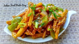 Honey Chilli Potato Recipe In Hindi By Indian Food Made Easy
