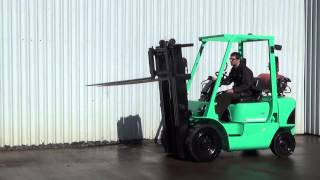 MITSUBISHI 2500 KGS GAS FORKLIFT FORKLIFTS FORK LIFT TRUCK FORKTRUCK USED