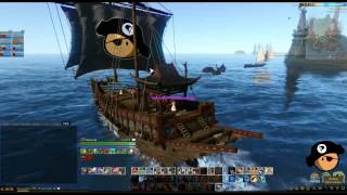 ArcheAge - Гоп шхуны Ferus на пристани ситчайлд