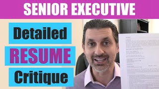 Avoid this Big Resume Writing Mistake that Most Senior Executives Make