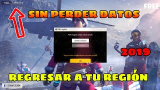 COMO CAMBIARTE DE REGIÓN EN FREE FIRE 2019, REGRESARTE A TU REGIÓN EN FREE FIRE