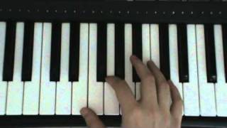 How to play Dust In The Wind Intro - Kansas ( piano tutorial )