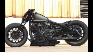 Platinum Air Ride on a Yamaha Bolt by Low and Mean