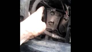 рено кенго,снять генератор Renault Kangoo  How to remove a generator