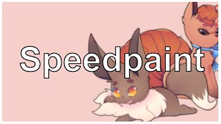 Eevee + Vulpix Speedpaint