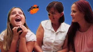 БОЛЬШОЙ СУПЕР ВЗРЫВ ЧЕЛЛЕНДЖ!! игра для всей семьи как играть в игру Тик Так Бум //  Радужки