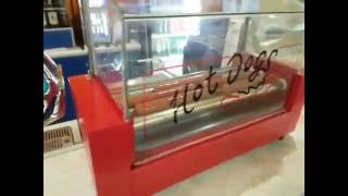 Роликовый гриль Inoxtech HDG 005G на 5 роликов со стеклом от компании Фуд-сервис