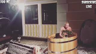 ГОЛАЯ АНАСТАСИЯ ВОЛОЧКОВА ИСКУПАЛАСЬ В ЛЕДЯНОЙ ВОДЕ