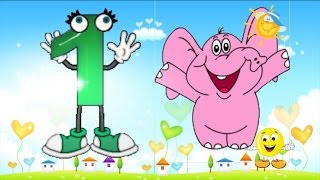 Детская считалка от 1 до 10. Весёлый мультик про цифры