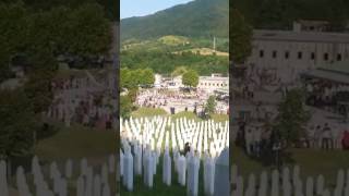 Dolazak učesnika Marša mira u Memorijalni centar Srebrenica/Potočari