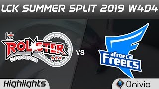 KT vs AF Highlights Game 2 LCK Summer 2019 W4D4 KT Rolster vs Afreeca Freecs Highlights by Onivia