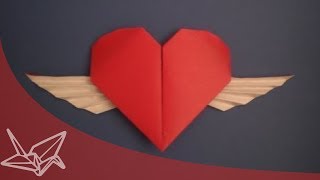 Winged Origami heart
