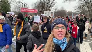 Marcha Pela Vida - Marcha a caminho da Suprema Corte