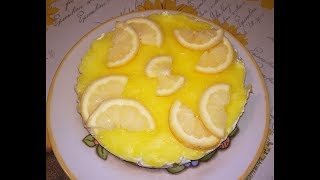 CHEESECAKE AL LIMONE FREDDA SENZA GELATINA! RICETTA FACILE!