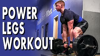 Power Leg Workout & New Lifting Shoes