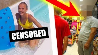 HAAR BIKINI ZAKTE AF & DEZE MAN VERKOOPT ILLEGALE SPULLEN!