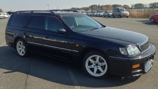 1998 Nissan Stagea Autech 260RS finished in Super Rare Black by TK @ Edward Lees