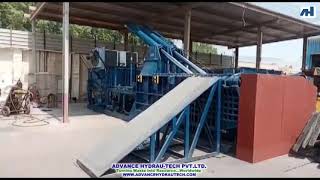 Baling Machine for Stainless Steel(SS)/MS/ Steel/Iron Scrap - Triple Action Baler(30x30) 1 Ton Bale