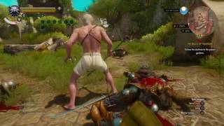 The Witcher 3 Blood & Wine -Castle Siege- (OP Naked Geralt) Part 2