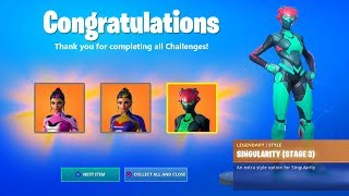 SINGULARITY SKIN - MYSTERY UTOPIA SKIN CHALLENGES - FREE SECRET SKIN (FORTNITE BATTLE ROYALE)