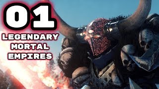 Total War: Warhammer 2 - Legendary Archaon the Everchosen  - Mortal Empires Campaign - Episode 1