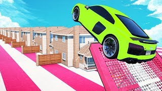 СМОЖЕТ ЛИ ЧИТ АУДИ ПЕРЕПРЫГНУТЬ 300+ ДОМОВ В ГТА 5 ОНЛАЙН! ГТА 5 МОДЫ!