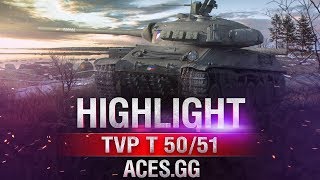 Чехословацкий танк в деле! Часть 2. TVP T 50/51 в World of Tanks!