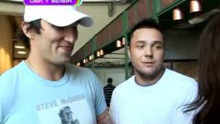 Тимур Соловьев снимает клип с Александром Овечкиным